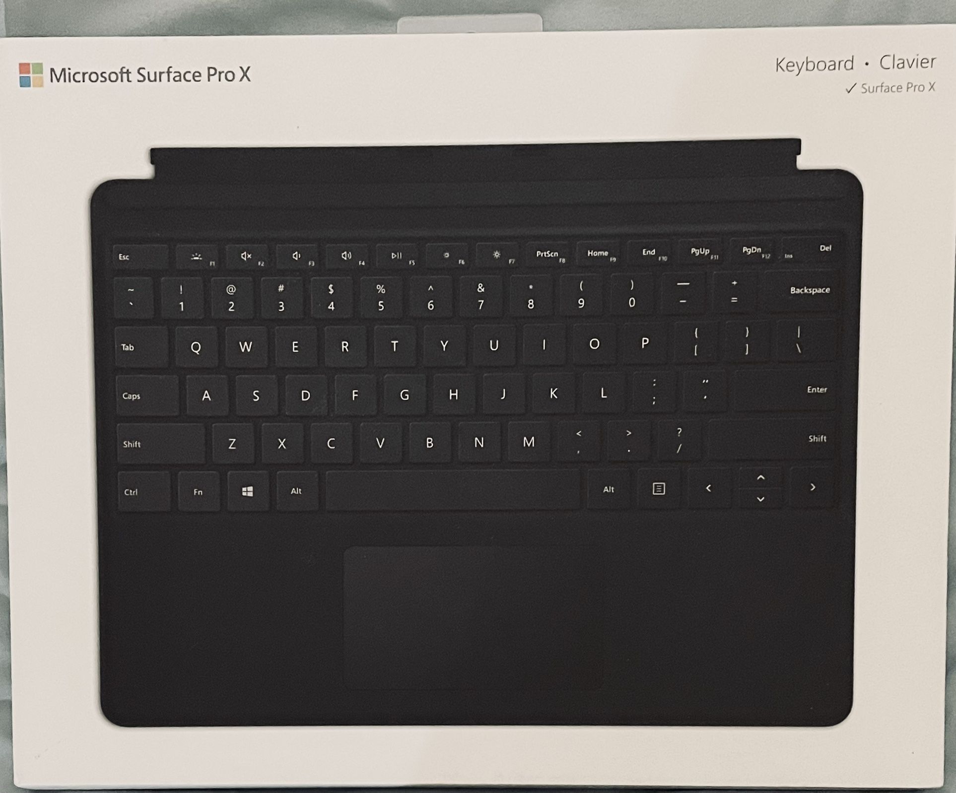 Microsoft Surface Pro X Keyboard - Black - Brand New