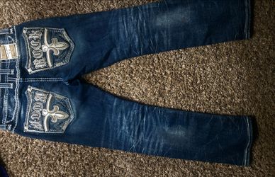 Rock revival jeans straight slim lightly used pickup only size 30