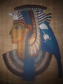 Authentic Egyptian Hand-Painted Papyrus Artwork