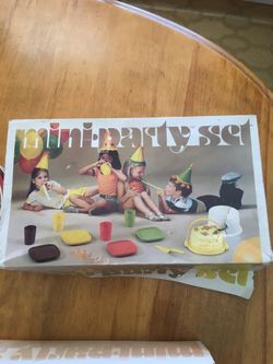 Tupperware mini party set 1980 - complete