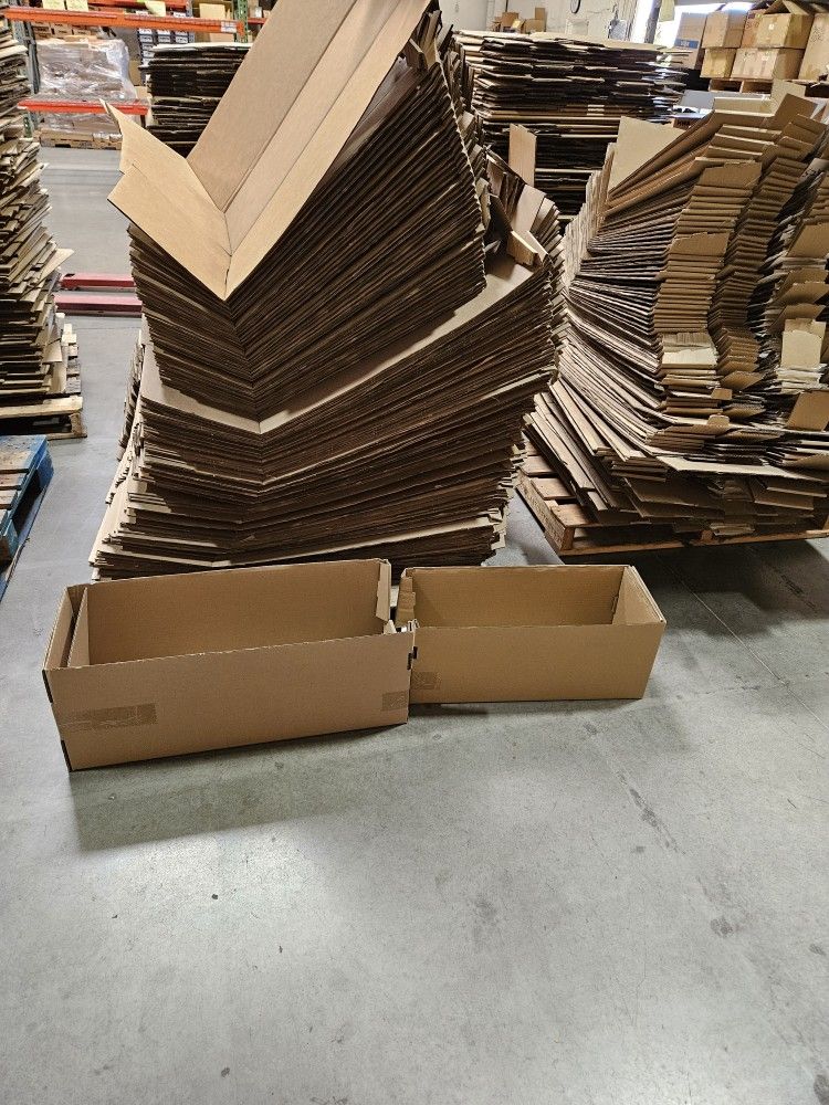 Cardboard Storage Box, Open Top Boxes, Shelf Boxes, Pallet Liquidation, $10 each pallet