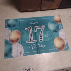 17th Birthday Sign 