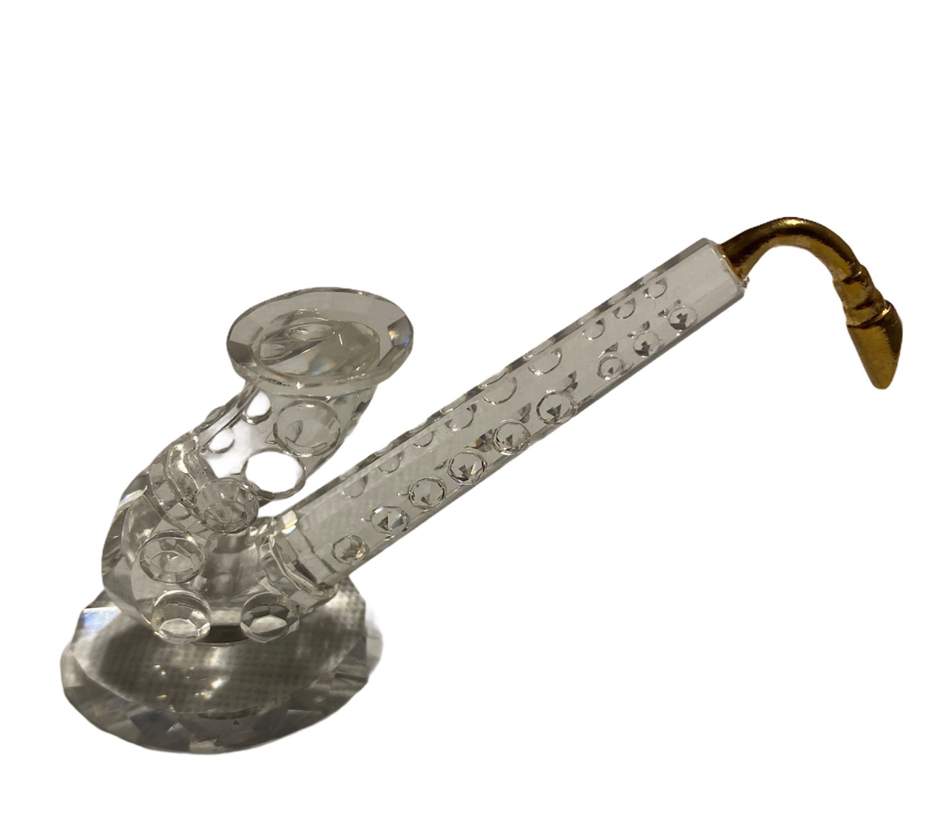 Swarovski Crystal Musical Instrument; Crystal Trumpet; Trumpet; Figurines