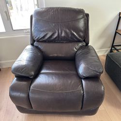 Leather Lazy Boy Recliner 