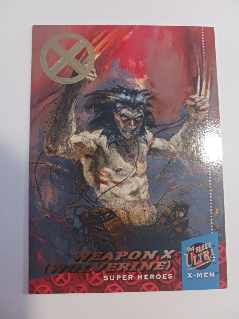 2018 X-men Fleer Ultra Buyback Card Weapon X (Wolverine)