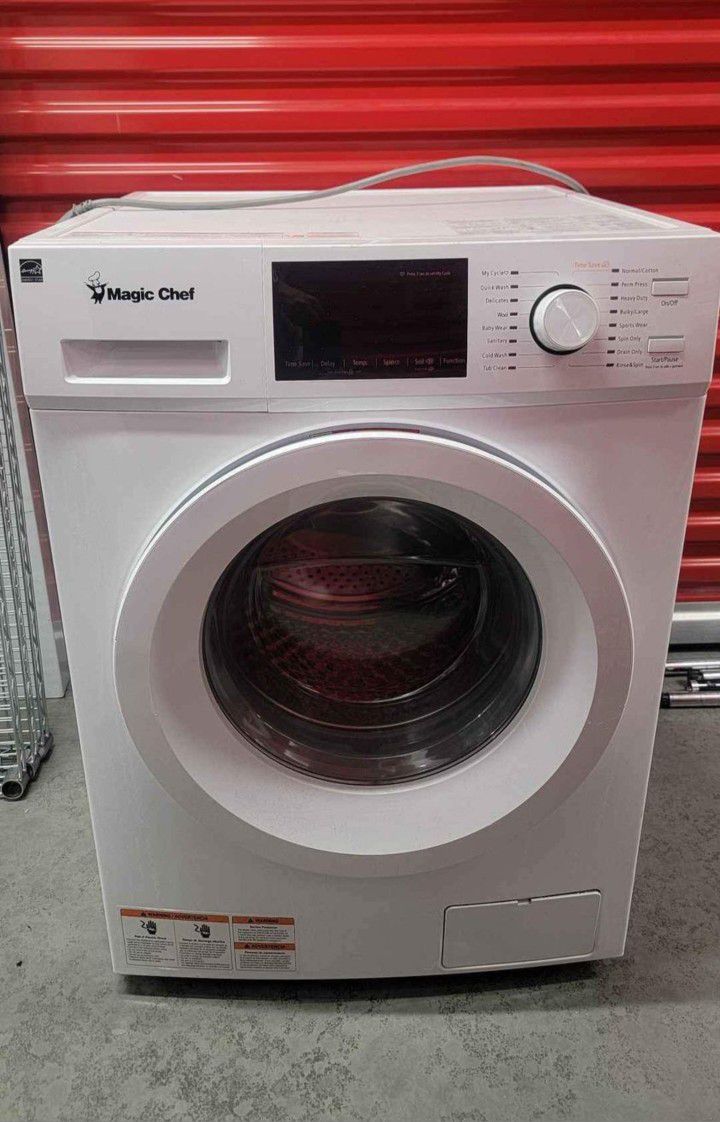 Magic Chef 2.7 Cu. ft. Front Load Washer - White - MCSFLW27W