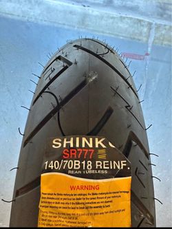 Shinko white wall tire 18”