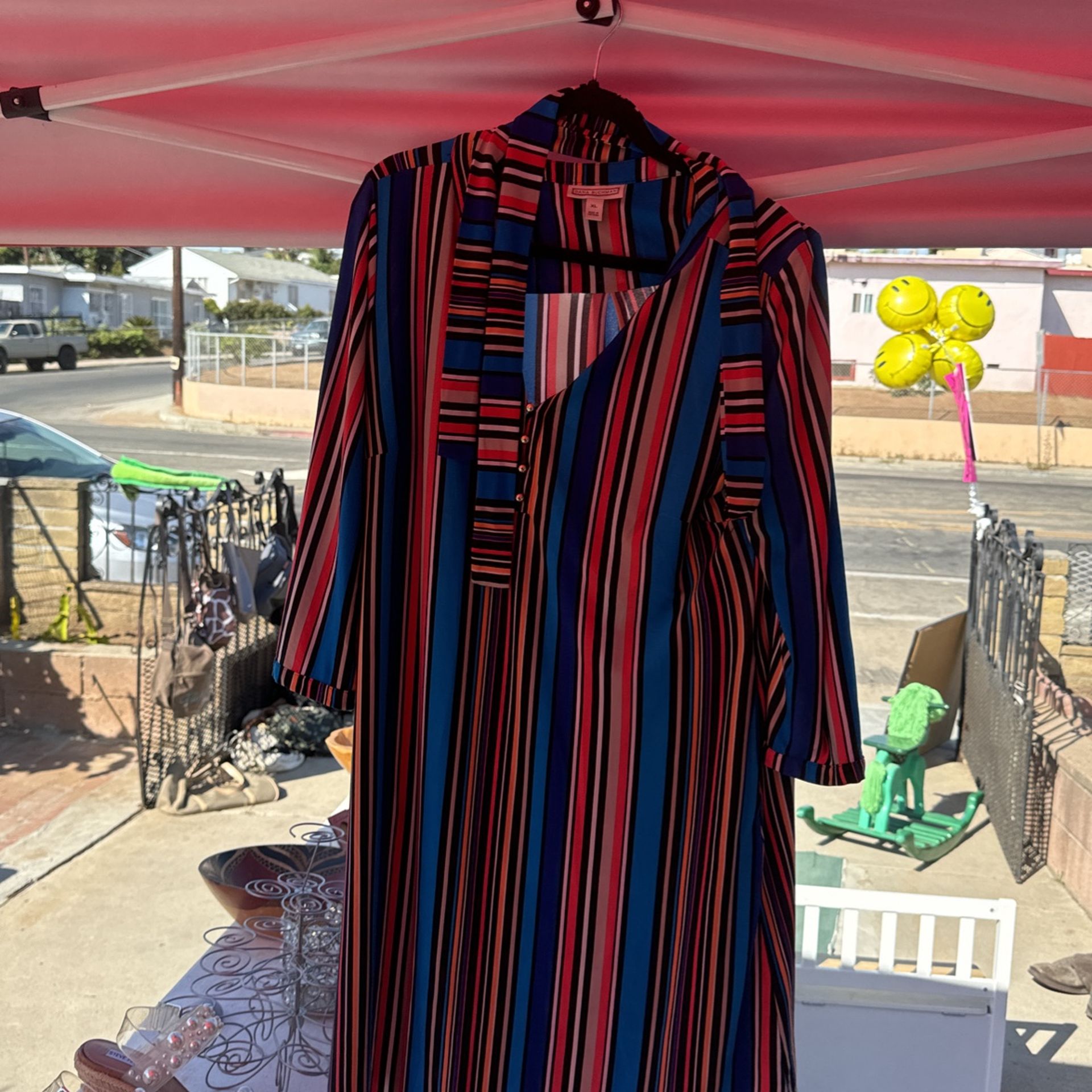 Dana Buchman XL Stripe Dress for Sale in Lincoln Acres, CA - OfferUp