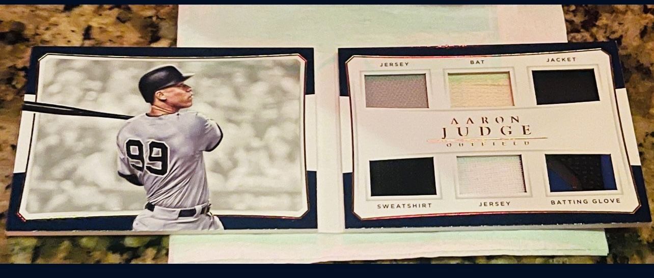 AARON JUDGE 2017 National Treasures Armory /99 Rookie Jersey Bat Etc RC Baseball