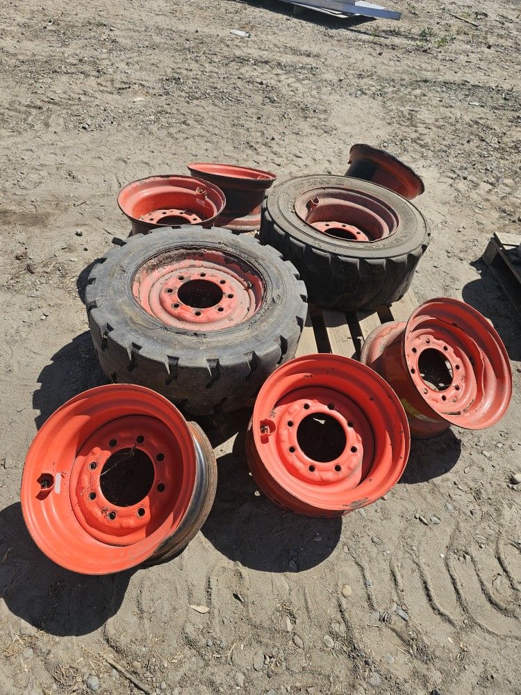 Skid Steer Bobcat Tires And Rims