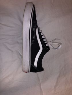 Old skool black white vans