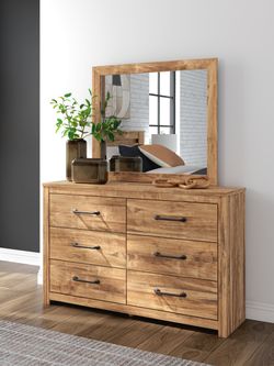 Branstony Brown Dresser and Mirror (Online Special Price)