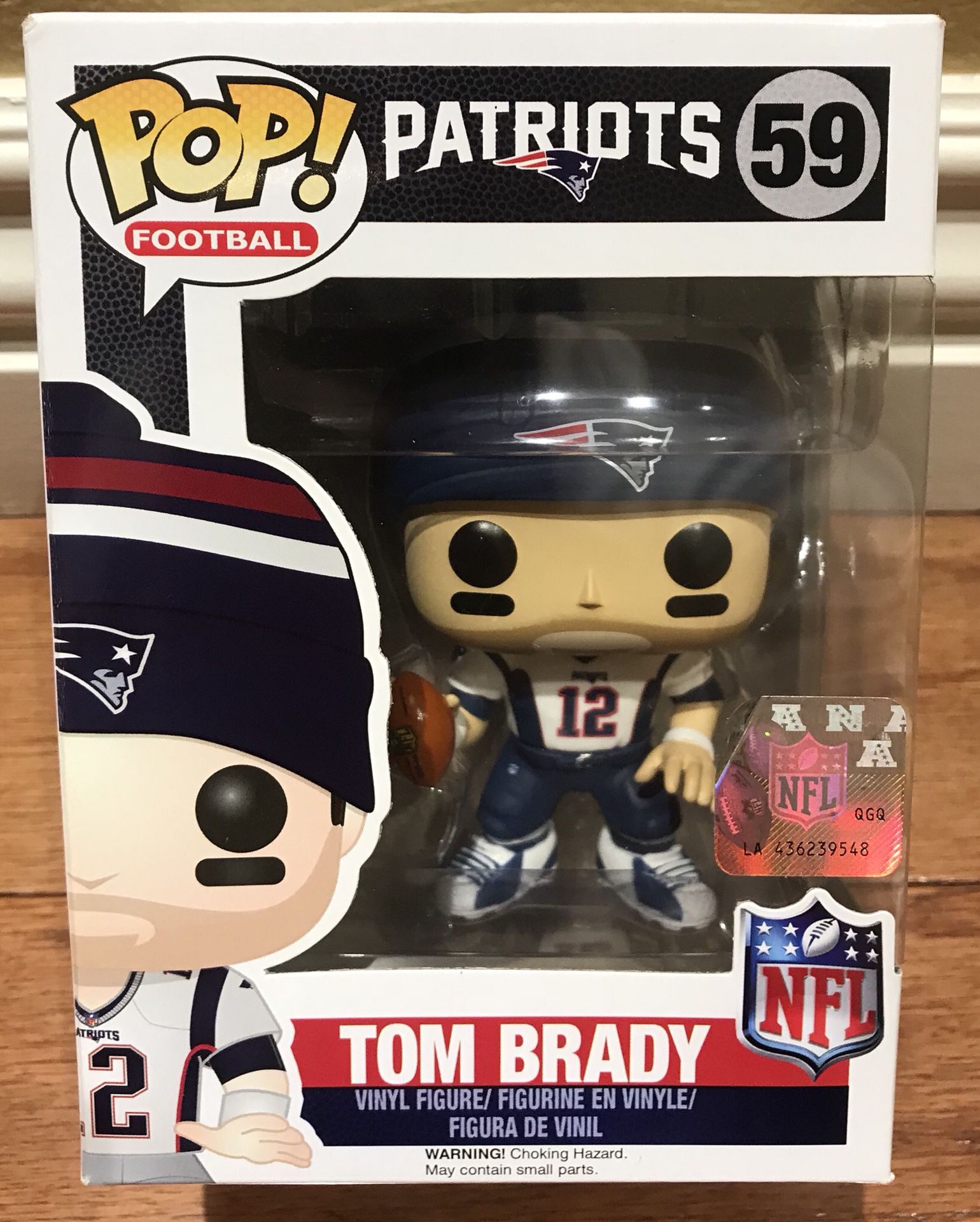 Funko Pop! NFL Patriots Tom Brady TB12 Non-Mint for Sale in