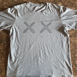 Grey Kaws X Uniqlo Tee Shirt