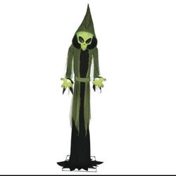 8’ Animated Alien Halloween Outdoor Pumpkin Hollow $249msrp
