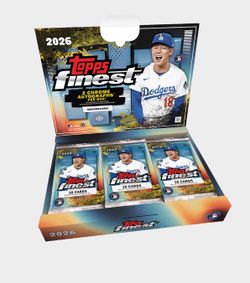 2026 Topps Finest Baseball - Hobby Box