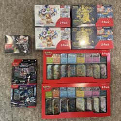 Pokemon Sealed Lot FS (ETBs, Booster Bundles, Tins)