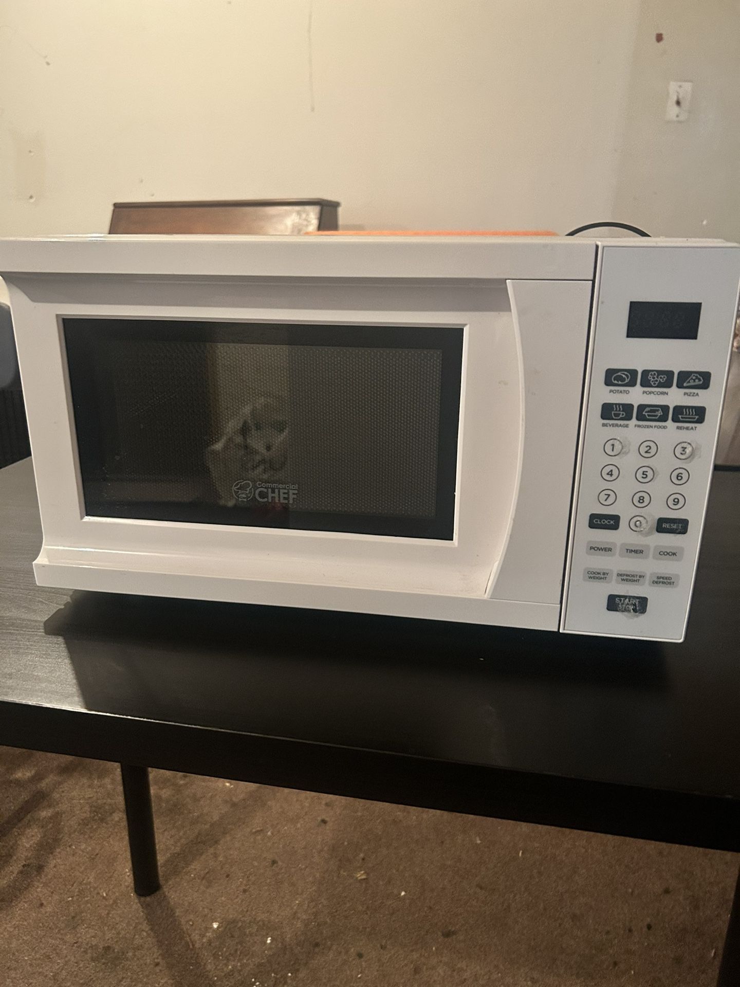 White Commercial Chef Microwave