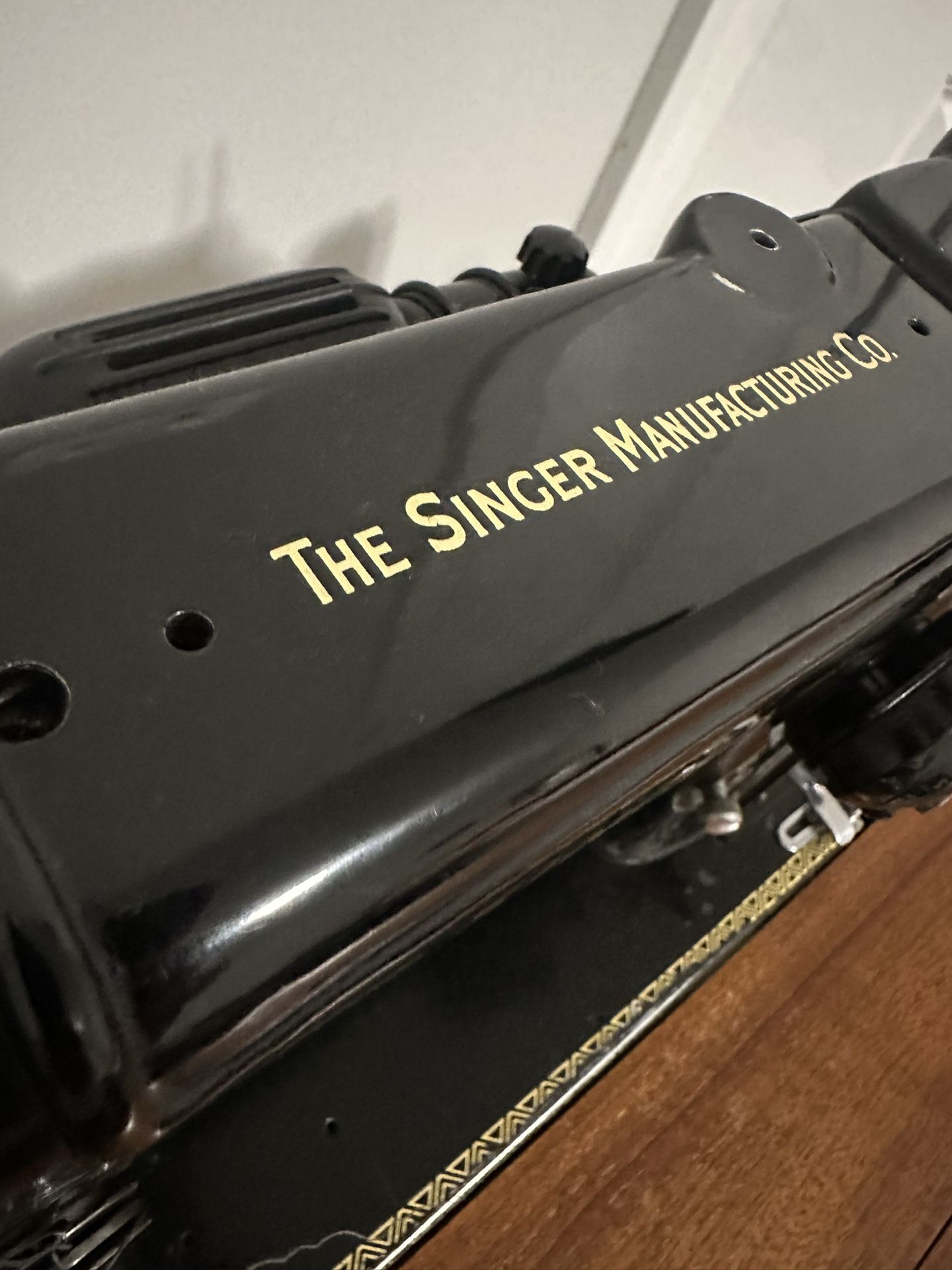 Vintage Singer Sewing Machine Table