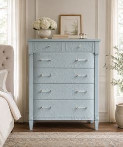 newly refinished solid wood dresser