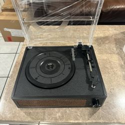 Vinyl Record Players Vintage Turntable for Vinyl Records with Speakers Belt-Driven Turntables Support 3-Speed, Bluetooth Wireless Playback, Headphone,