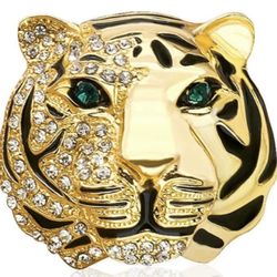 Rhinestone Tiger Head Brooch https://offerup.com/redirect/?o=UGlucy5Hb2xk Silver Animal Lapel Pin,Charm Lion Coat Collar Brooch for Men Suit Pin unise