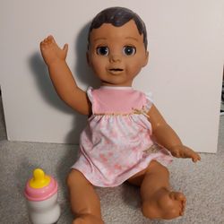 Working Luvabella Talking Doll with Bottle And Pacifier