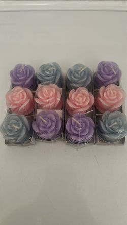 Flower candles