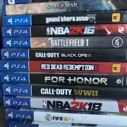 Ps4 games ,all different prices below 40