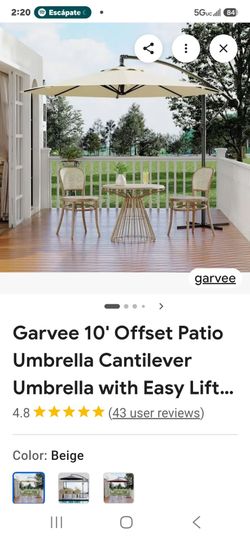 10 ft cantilever umbrella