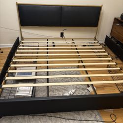 King Size Bed Frame With 4 Drawers
