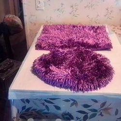 Standard Bathroom Bath Mat Set