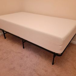 Mattress and Bed Frame - Zinus Brand Twin Size