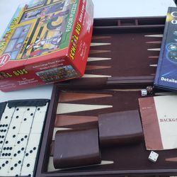 Games (Badgammon, Dominoes, Puzzle, Space Book)