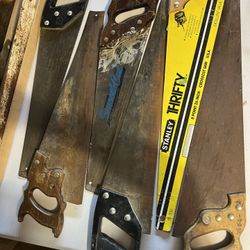 Vintage Saws - Rustic Decor - Work Saws $10 Each