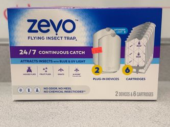 ZEVO Flying Insect Trap (Attracts Insects with Blue & UV LIGHT)