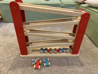 Land of Nod sodden race car track