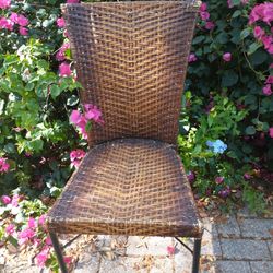 Very Beautiful Wicker Metal Chair 