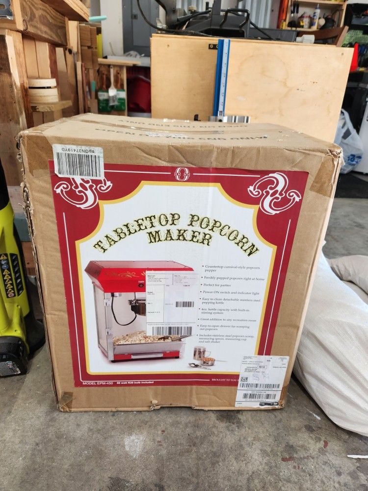 Popcorn Maker NEW IN BOX