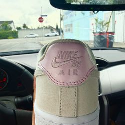 7.5 US Nike Air Force 1 Low SB Light Orewood Brown Pink