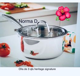 Olla de 3 qts heritage signature nueva en su caja 🌺 princess house 🌺