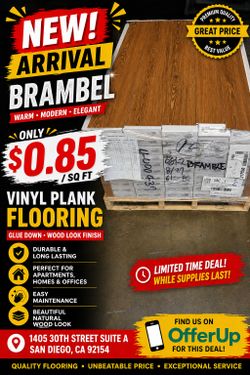 Vinyl Plank - Glue Down Planks - LVP - FLOORING - PISO