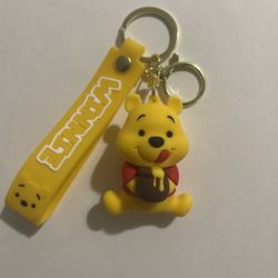 Winnie The Pooh Keychain Figures