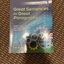 Great Writing: Great Sentences for Great Paragraphs