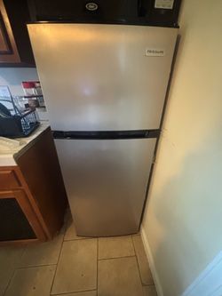 Frigidaire Silver Two-Door Refrigerator Freezer
