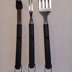 3 Piece BBQ Tool Set 