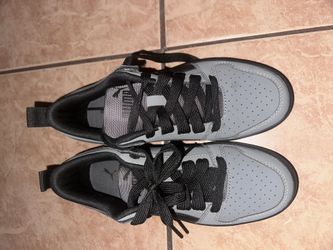 Puma Suede Black And Grey Shoes 