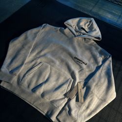 LIGHT OAT 💡 ESSENTIALS HOODIE $55