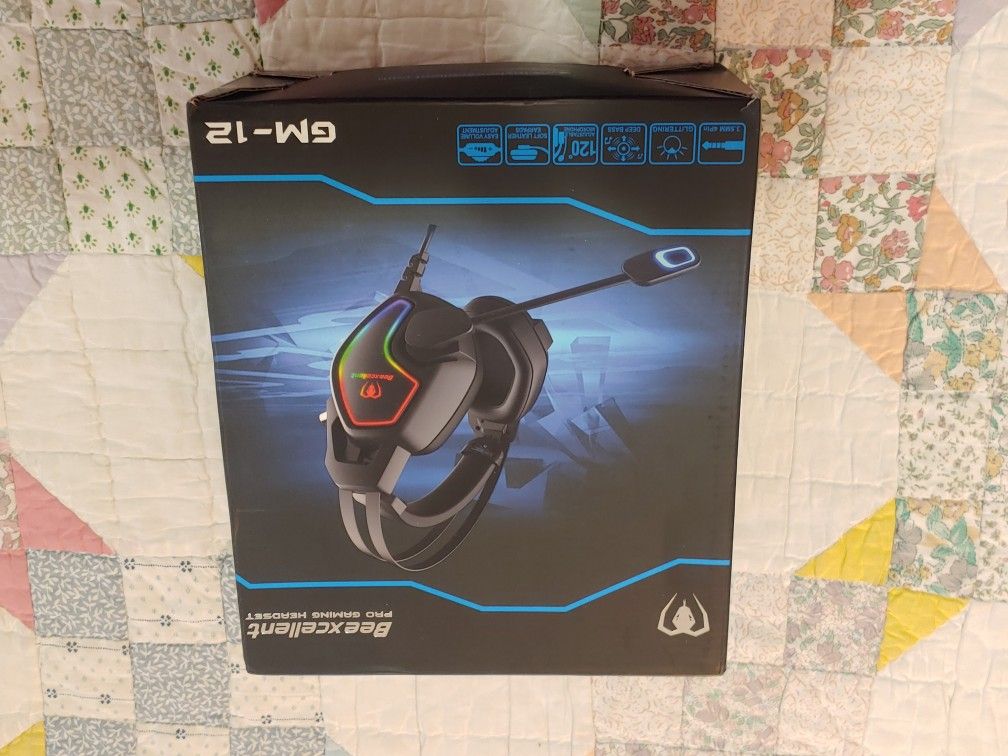 Beexcellent Gm-12 Pro Gaming Headset (For PS5/PS4, Xbox Series X/S, Xbox One, PC, Tablet, Laptop, Mobile, Etc.)