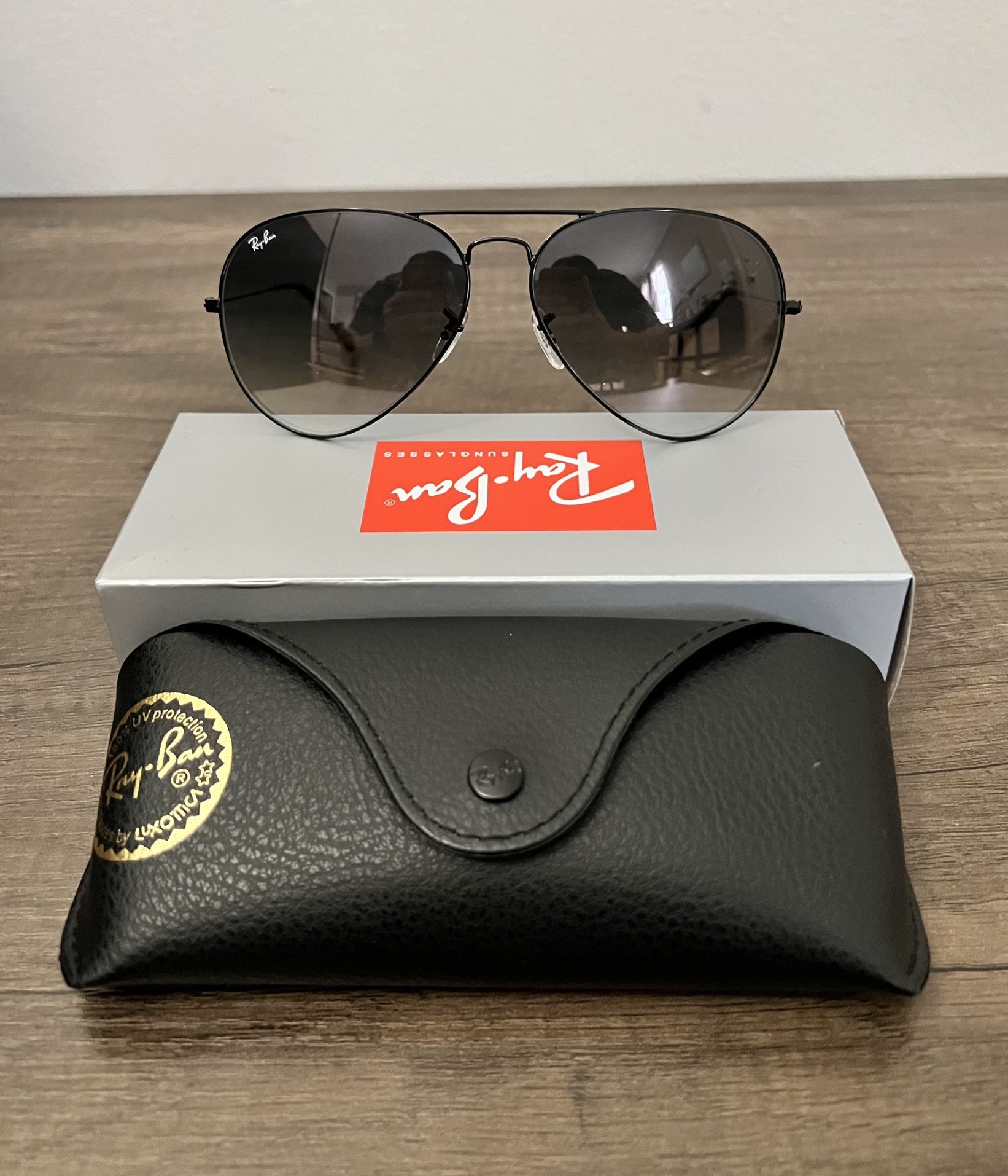 New RayBan Aviator Oversize Size 62mm & Standard Size 58mm With Original Ray Ban Packaging